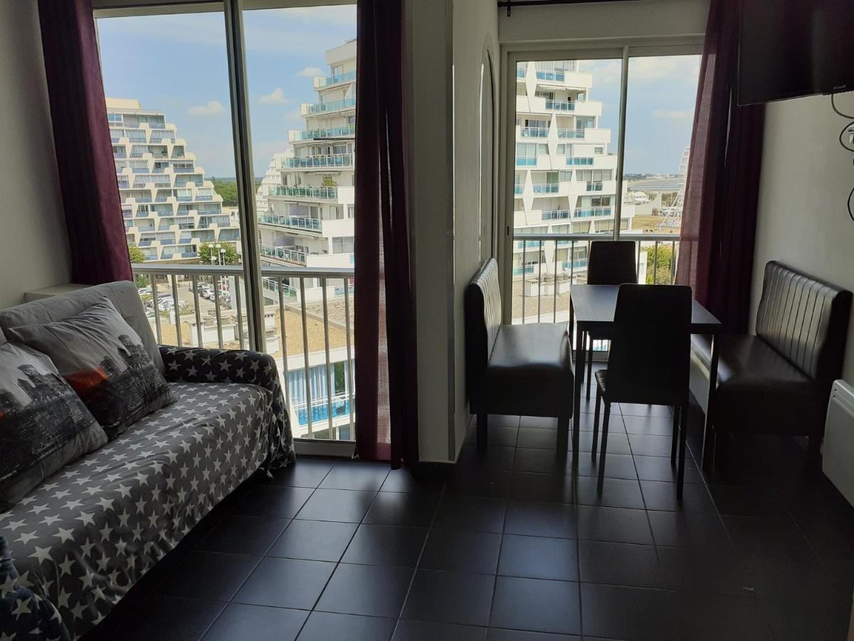 Grand Studio Avec Vue Mer A La Grande Motte - Clim Wifi Zewnętrze zdjęcie