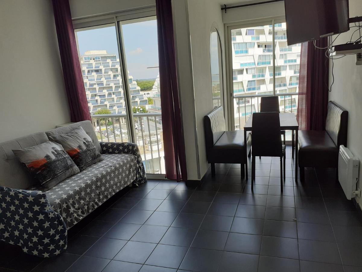 Grand Studio Avec Vue Mer A La Grande Motte - Clim Wifi Zewnętrze zdjęcie