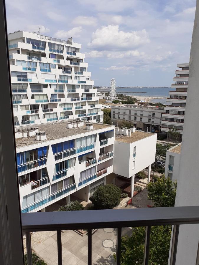 Grand Studio Avec Vue Mer A La Grande Motte - Clim Wifi Zewnętrze zdjęcie